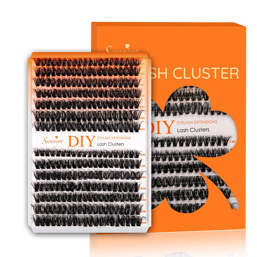 Clusters de cils moelleux bricolage